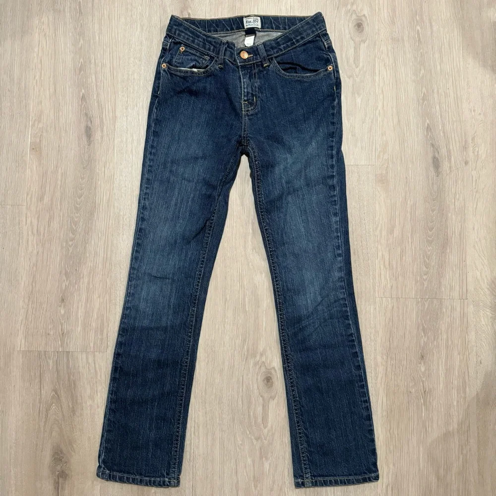 Kids The Children's Place Girls Dark Wash Skinny Stretch Denim Jeans 14 XL